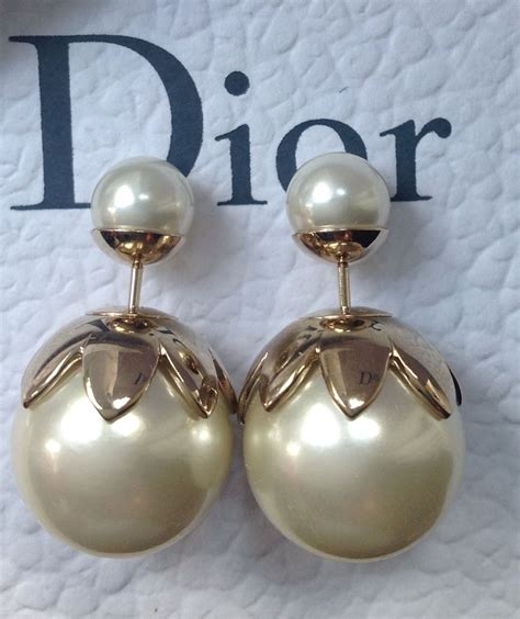 dior earring with pearl|christian mise en Dior earrings.